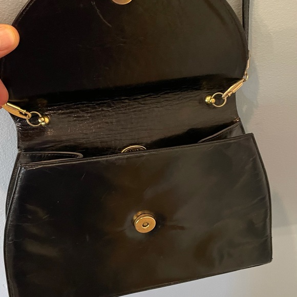 vintage Italian fine leather shoulder bag AVB - Picture 5 of 6